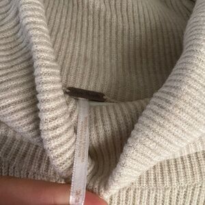 Free People Overside Turtleneck Cream Ivory Size Medium